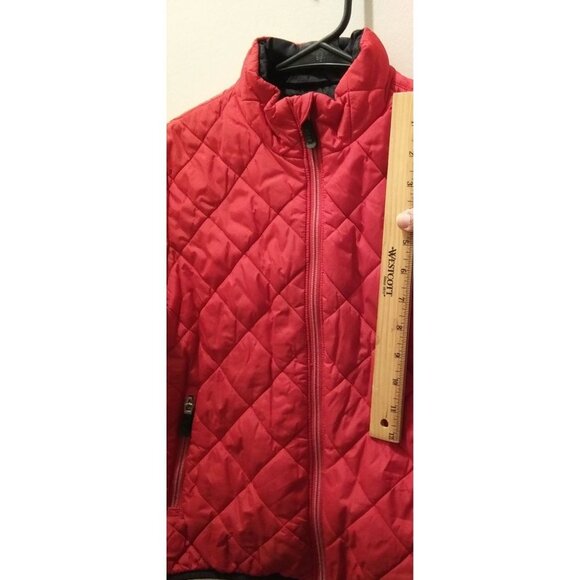 Lands End unisex Youth size m (5-6) red puffy winter jacket - Picture 4 of 7